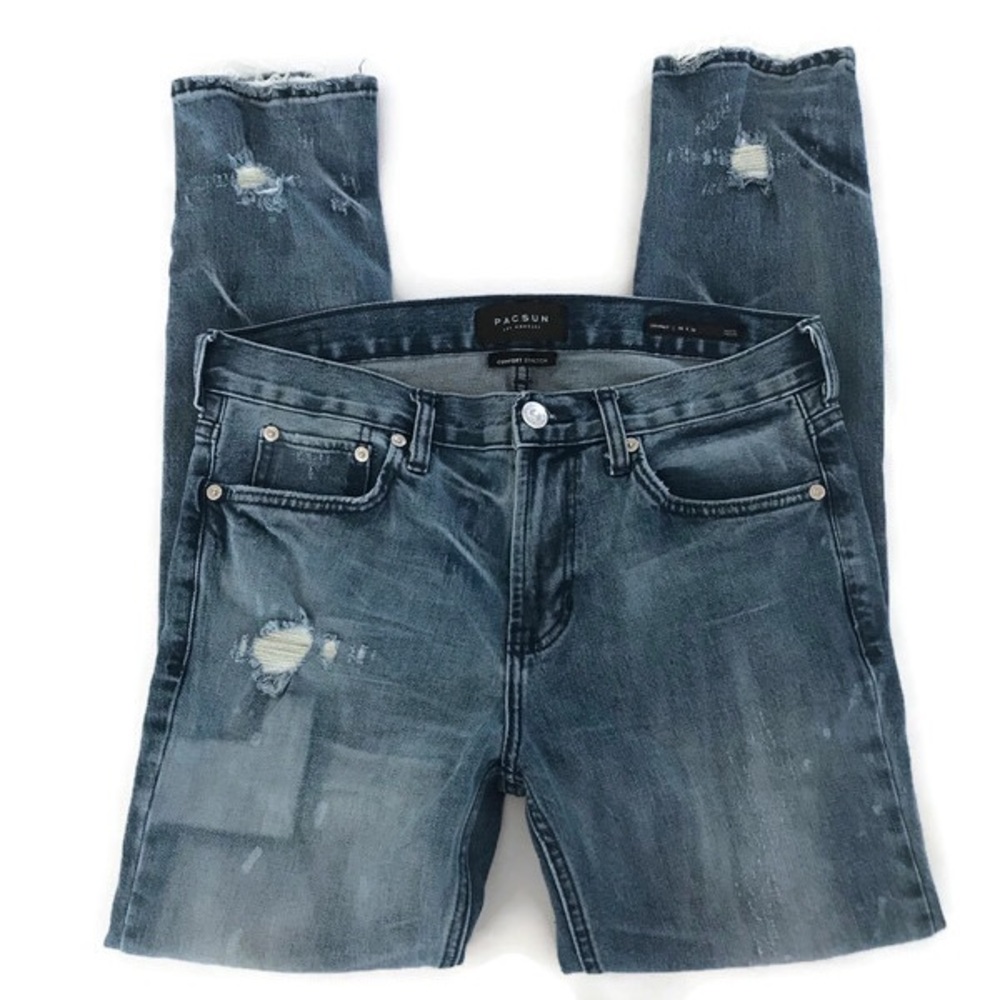 PacSun comfort stretch distressed jean 30x30